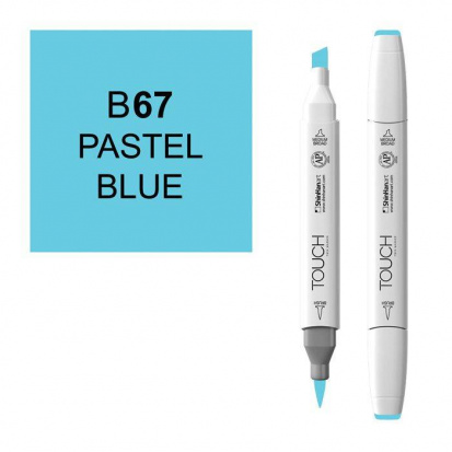 Маркер "Touch Brush" 067 пастельный голубой B67 sela39 YTZ2